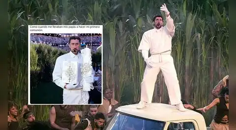 Bad Bunny en el show del Super Bowl 2026: usuarios reaccionan con divertidos memes tras fiesta latina en California