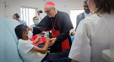 Chiclayo: cardenal enviado por el papa León XIV visitó hospitales y bendijo a los enfermos