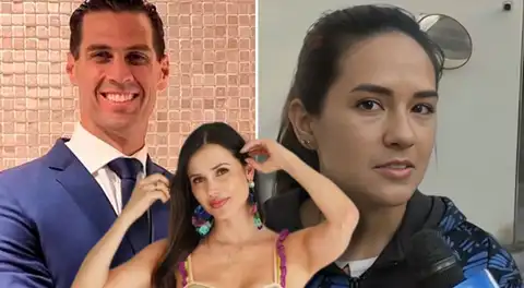 Gustavo Salcedo negó a su saliente María Pía Vallejos pese a que ella se desvivió en elogios por él: "No es así"