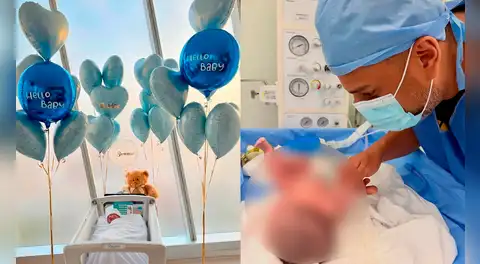 Ricardo Mendoza emociona al anunciar el nacimiento de su primer hijo y muestra imágenes: "Bienvenido al mundo y vive pleno"