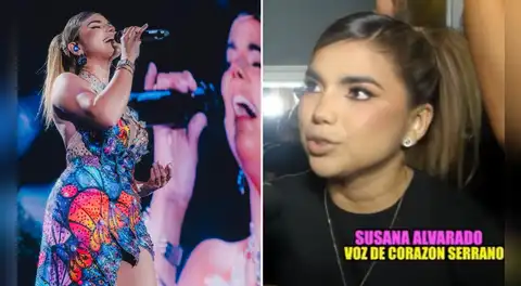 Susana Alvarado confiesa malestares físicos tras más de 10 años como cantante: "Los dolores de espalda son más fuertes"