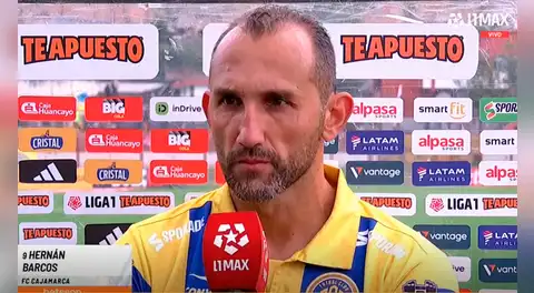 Hernán Barcos evidencia su enojo y lanza fuerte mensaje tras empate de FC Cajamarca en Liga 1: "Hay que correr más"