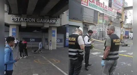 Asesinan a comerciante ambulante cerca a la estación Gamarra de la Línea 1 del Metro en La Victoria