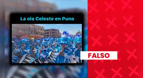 Es falso que caravana apoyó a Rafael López Aliaga durante la Fiesta de la Virgen de la Candelaria en Puno