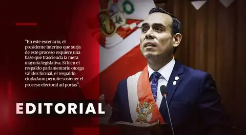 El presidente interino requiere consenso ciudadano