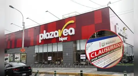 Municipalidad de Miraflores clausura Plaza Vea, Bembos y al menos 13 locales más del grupo Intercorp