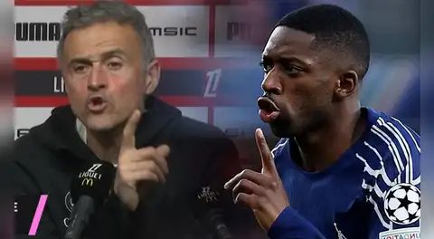 Luis Enrique reacciona furioso contra Dembelé por criticar a sus compañeros del PSG: "Jamás ningún jugador por encima del club"