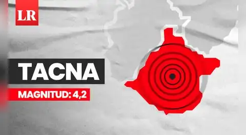 Temblor de magnitud 4,2 se sintió en Tacna hoy, según IGP