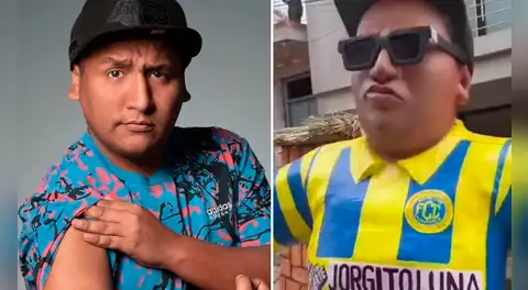Muñeco gigante de comediante Jorge Luna genera revuelo en plenos Carnavales de Cajabamba por su gran parecido