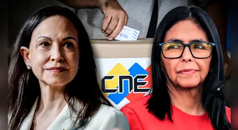 María Corina Machado obtendría victoria aplastante sobre Delcy Rodríguez ante eventuales elecciones en Venezuela, según encuesta