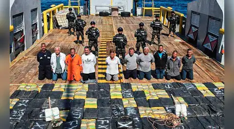 Bukele revela que El Salvador interceptó un buque con la bandera de Tanzania e incautó 6,6 toneladas de cocaína