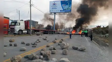 Paro de 48 horas en la Carretera Central EN VIVO: gremios anunciaron bloqueo desde Junín a Lima este 18 y 19 de febrero