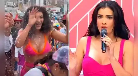 Micheille Soifer molesta con personas que le tiraron pintura en la cara en los carnavales del Callao: "Siempre hay gente malcriada"