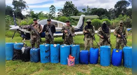 Comando Unificado Puma incauta tres avionetas del narcotráfico y destruye un aeródromo clandestino en Loreto