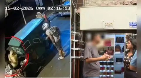 Delincuentes roban S/70.000 en productos de cuero cerca de la Fiscalía en el Centro de Lima y huyen en mototaxi