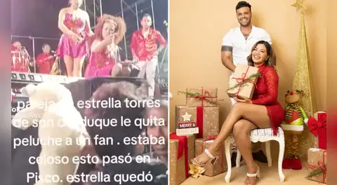Estrella Torres, excantante de Corazón Serrano, niega que su esposo haya agredido a fan que le regaló un peluche: “La seguridad lo empujó”