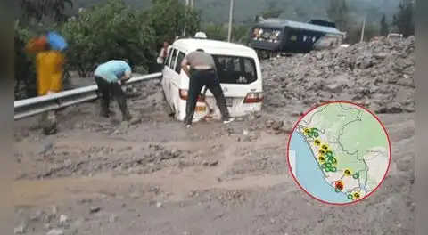 Carreteras bloqueadas por fuertes lluvias en Perú: revisa las vías con tránsito interrumpido y restringido, según Sutran
