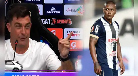 Pablo Guede revela por qué no usa a Pedro Aquino en Alianza Lima, pese a que el jugador descartó lesión: "Es un tema mío"