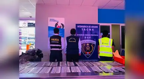 Llegaron a la frontera con Chile y dijeron que llevaban “un regalo”: tenían US$ 363 mil sin declarar