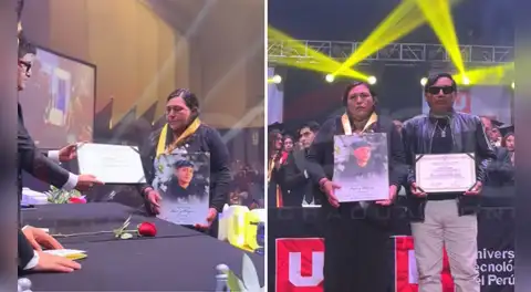 Padres conmueven al recibir diploma de graduación de la UTP de su hijo fallecido: "Tu luz y ejemplo está siempre con nosotros"