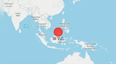 Terremoto de magnitud 7,1 sacude la costa de Malasia, según USGS