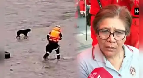 Tía de rescatista fallecido tras intentar salvar a un perro en el río Rimac: “Él amaba ser policía y bombero”