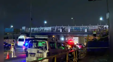 Chofer de miniván muere tras ser atacado en la Vía de Evitamiento mientras llamaba a pasajeros en paradero Acho