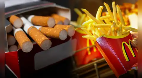 Científicos británicos revelan que las papas fritas y 25 cigarrillos de tabaco tienen una similitud insólita que debes conocer