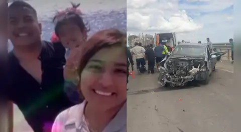 Pareja de policías y su hija mueren en accidente de tránsito en Panamericana Norte: esposa tendría 7 meses de embarazo