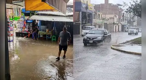 Intensas lluvias colapsan techos de hospitales e inundan sedes policiales y mercados en Chiclayo