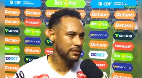 Neymar pierde los papeles e insulta a rival en pleno partido de Santos: "Con todo respeto, es un idiota"