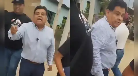 Vecina de Trujillo increpa a congresista Juan Burgos durante su visita: "Nosotros los mantenemos”