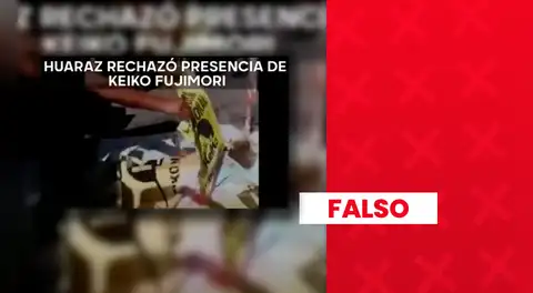 Keiko Fujimori sí fue rechaza por pobladores de Huaraz, pero video no es actual: corresponde a la campaña presidencial de 2021