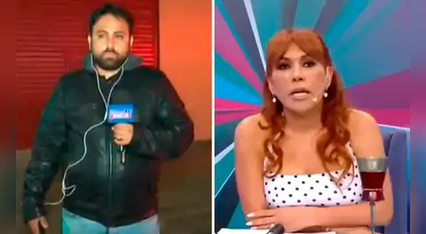 Magaly Medina cuestiona en vivo a su reportero por hacer comentario desatinado durante la marcha por Lizeth Marzano: “No están acostumbrados”