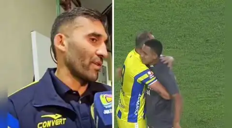 Pablo Míguez respalda el abrazo entre Álex Valera y Hernán Barcos luego del triunfo de Universitario: "Todo queda dentro de la cancha"