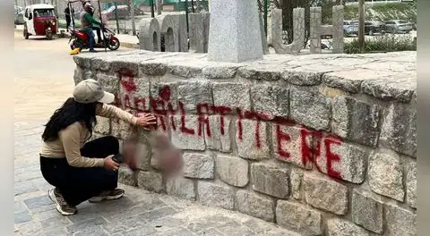 Puente Calicanto, construido hace más de 140 años, fue vandalizado en Huánuco