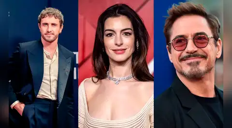 Robert Downey Jr., Anne Hathaway y Paul Mescal son los presentadores confirmados para los Oscar 2026