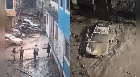 Desborde de río Sarkihuato en VRAEM destruye más de 30 viviendas y deja ciudadanos atrapados