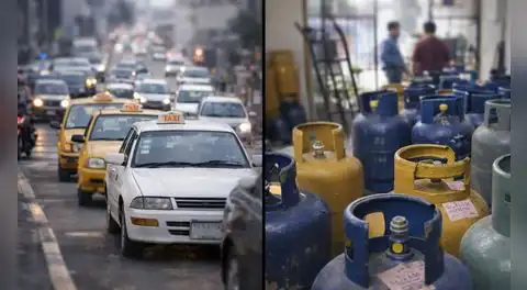 Gobierno anuncia subsidio para taxistas que usan GNV y aumento del vale FISE para familias que compran balón de gas