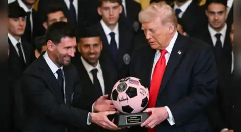 Lionel Messi se reunió en la Casa Blanca con Donald Trump y recibió duras críticas
