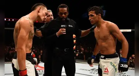 ¿A qué hora pelean Max Holloway vs Charles Oliveira 2 por el título BMF en la estelar de UFC 326 HOY?