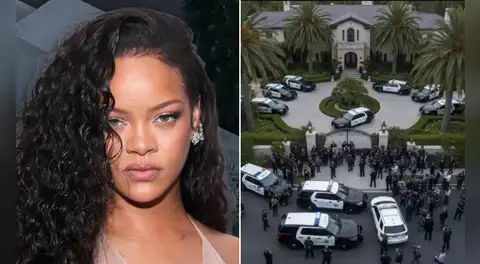 Mujer ataca a balazos la mansión de Rihanna con la cantante dentro y desata pánico en Beverly Hills: la acusan de intento de homicidio