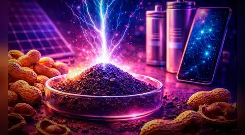 Científicos australianos transforman cáscaras de maní en un material clave para mejorar baterías de celulares: todo en 10 minutos