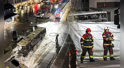 Incendio en autobús de Suiza deja 6 muertos y 5 heridos: autoridades descartan que se trate de un atentado terrorista