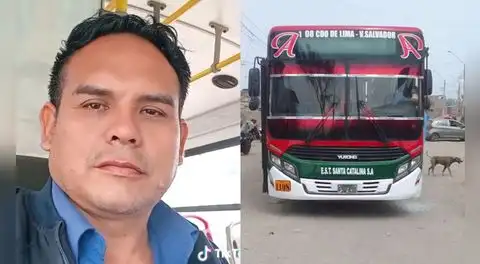 Sicarios asesinan a chofer de bus de la empresa Santa Catalina en Villa El Salvador