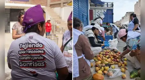 Ollas comunes de Lima Sur recuperan alimentos no vendidos en mercados para combatir el hambre