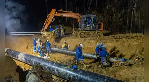 GNV: se restablece el transporte de gas natural tras reparación del ducto