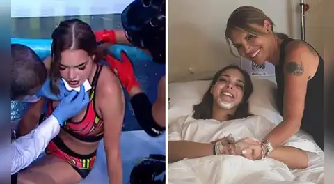 Flavia López aparece hospitalizada tras aparatosa caída en ‘Esto es guerra’ y recibe apoyo de Jessica Newton