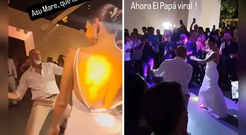 Carlos Alcántara se robó el show durante el matrimonio de su hijo con enérgicos pasos de baile: "¡Asu mare! Qué tal Dragón"
