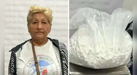 Mujer de 72 años es detenida en el aeropuerto Jorge Chávez: llevaba más de 8 kilos de cocaína a París